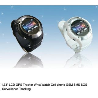  GPS Tracker Wrist Watch Cell phone GSM SMS SOS Surveillance Tracking