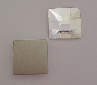 Swarovski 2483 Flatback Big Square Crystal Clear 25mm