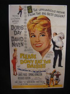 Doris Day David Niven 1960 Please DonT Eat The Daisies Movie Poster