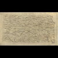 25 Antique Maps Kansas Ghost Towns State History Atlas Treasure