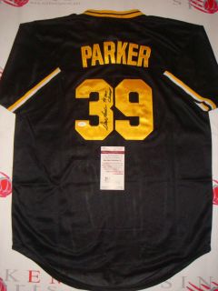 Pittsburgh Pirates Dave Parker Signed Autographed Reds As Jersey JSA