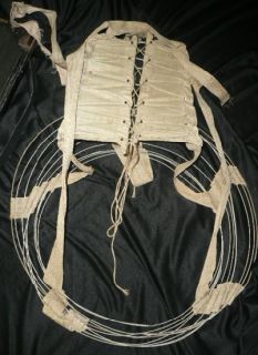  Polanaise Skirt Dress Crinoline Wire Bell Hoop Cage Petticoat