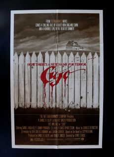 Cujo 1sh Orig Movie Poster 1983 Stephen King EX NM