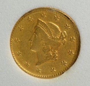 1853 D $1 Gold BU Dahlonega MS Uncirculated Dollar RARE US coin