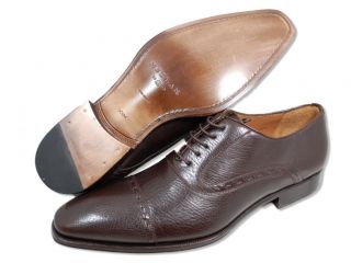 Mezlan Men Shoes Cuomo Brown Genuine Leather Dress Shoes