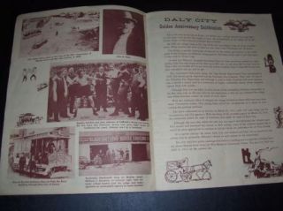 1961 Daly City California Golden Anniversary Program