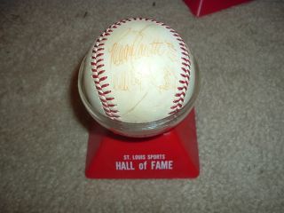  St Louis Cardinals Signed Baseball w Simmons Kessinger 9 Others