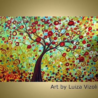  Canvas Hand Embellished Limited Edition Spring Cherry Tree Art