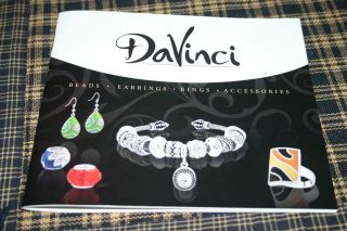 DaVinci Catalog Booklet Beads Earrings Rings New