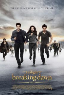 Breaking Dawn 2 Original DS Movie Poster D s 27x40 Final Style A