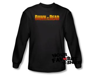 Officially Licensed Dawn of The Dead Dawn Logo Long Sleeve Shirt s 2XL