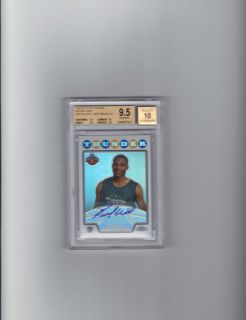 2008 09 Topps Chrome Refractors Russell Westbrook Auto