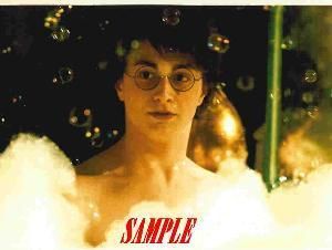 Harry Potter Daniel Radcliffe Moaning Myrtle Bath Photo
