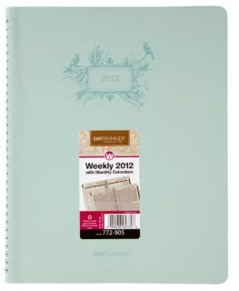 Day Runner Poetica Weekly Monthly Planner 8 1 2 x 11 Inches 2012 772