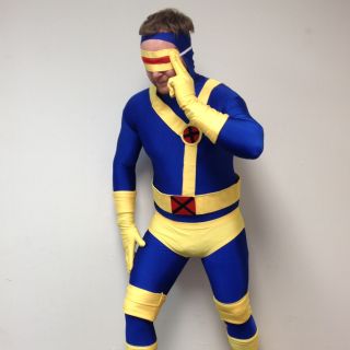 Cyclops Adult Costume Body Suit x Men New Halloween