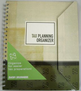 Day Runner Tax Planning Organizer Planner Record Keeper