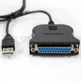 Brand New USB to DB25 Parallel Female Printer Cable for Windows XP