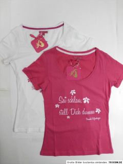 Daniela Katzenberger T Shirt Sei schlau, stell Dich dumm pink oder