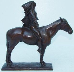 1913 Cyrus Edwin Dallin 1861 1944 Bronze Sculpture Appeal to The Great