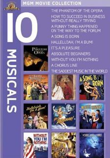 MGM 10 Musicals Phantom of The Opera New DVD