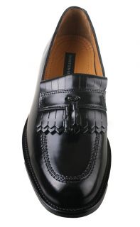 Bostonian Mens Dress Loafer Shoes Danvers Black Leather Tassel 25440