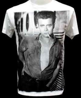 James Dean Vintage Movie Actor Icon Rock T Shirt L