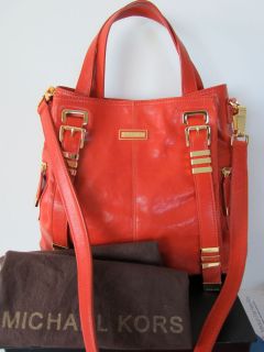 MICHAEL KORS Darrington Limited Edition XL Orange Tote Bag  Color of