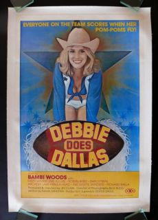 Debbie Does Dallas 1sh Orig Movie Poster 1978 Rated X