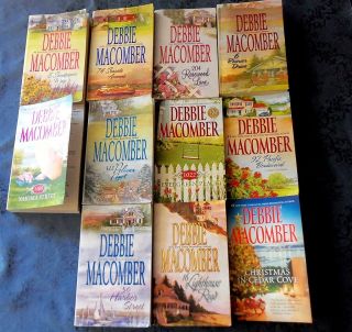 LOT OF 11 DEBBIE MACOMBER BOOKS FROM THE CEDAR COVE SERIES