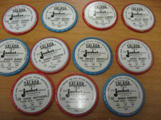 SC1) 1963 SALADA Coin Complete Set Mickey Mantle Clemente Koufax AAron