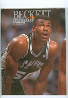 Beckett Basketball Magazine 16 David Robinson San Antonio Spurs