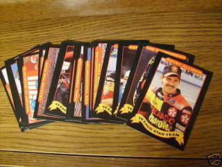 Davey Allison 1992 Texaco Star Team 20 Card Racing Set
