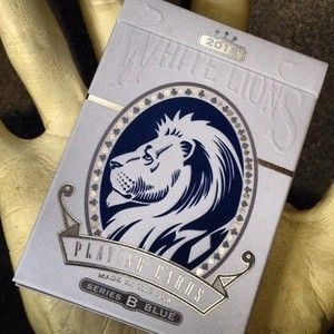 White Lions Series B Playing Cards RARE Deck by David Blaine
