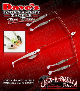 Daves Tournament Tackle, 5 Arm, Umbrella Rig, Tested in Alabama, TX