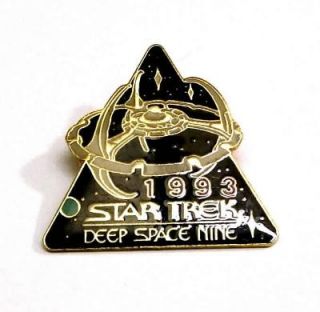 Star Trek Deep Space Nine 1993 1st Season Station Cloisonne Pin Button