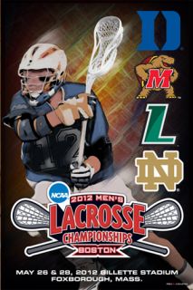  Championships 2012 Official Event Poster Loyola Maryland Duke