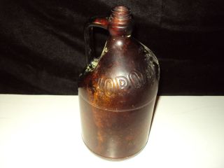  Vintage Amber Clorox Bottle