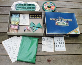 1986 Deluxe Wheel of Fortune Board Game by Pressman No 5656 Complete