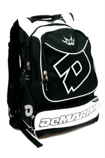 DeMarini Vexxum 9402 Baseball Backpack Bat Bag Wht Blk