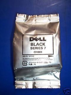 Genuine DELL High Capacity Black Ink Cartridge CH883 Series 7 966 968