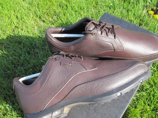 Nike Tour Premium Teaching Brown Golf Shoes New Size 9 Wide New