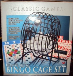 Cardinal Brand Classic Games Deluxe Metal Bingo Cage