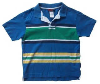 Short Sleeve Striped Polo Shirt Gymsport by Gymboree Boys Size XL 5 6
