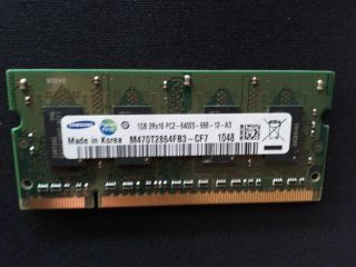 Samsung 1GB DDR2 RAM PC2 6400 200 Pin SODIMM Notebook Memory