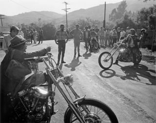 Dennis Hopper Easy Rider RARE Candid 1 Biker Cult Fonda