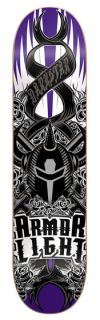 Darkstar Skateboard Deck Purple Rosers Armorlight 7 9