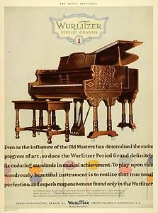  Wurlitzer Musical Instrument Piano Grand De Kalb Illinois N Tonawanda