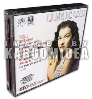 CD Lilian de Celis Vol 1 1955 1960 New 3CDs Set Boxset 55 Exitos