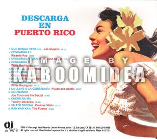 Descarga En Puerto Rico CD Joe Quijano Willie Rodriguez Chuito Velez