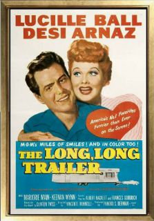  Poster The Long Long Trailer Lucille Ball Desi Arnaz Funny